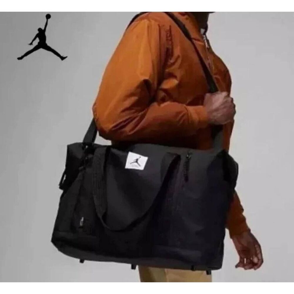 Jordan Cordura Duffel Bag- Black/White